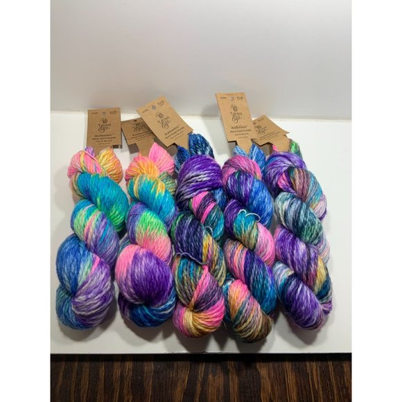 Art 5x Yarn Bee Authentic Handdyed Fun In The Sun 35oz 11yds 100
